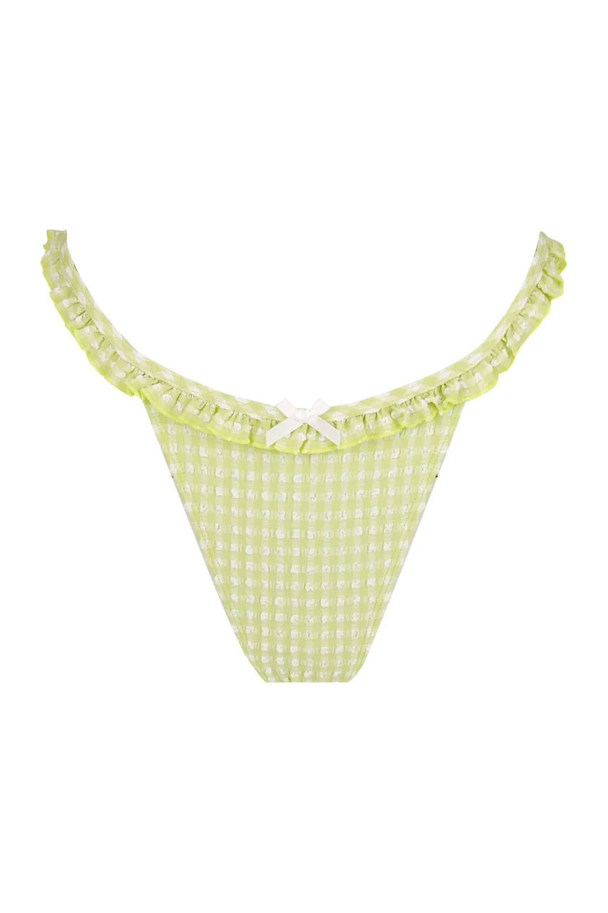 Ari Swim Brief Pistachio Gingham - Image 7