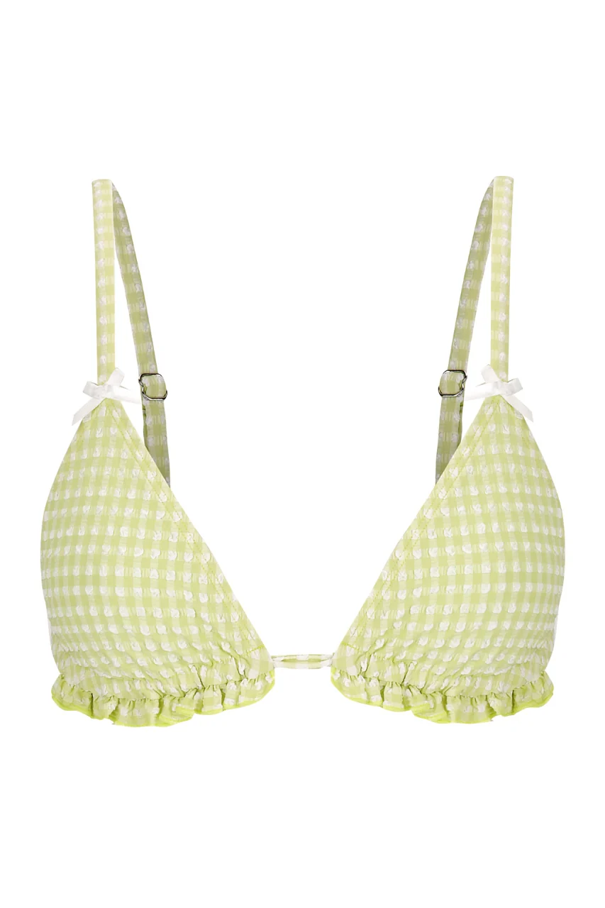 Ari Swim Triangle Pistachio Gingham - Image 7