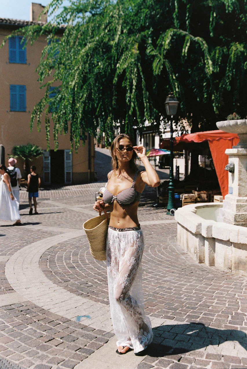 Ari Swim Underwire Espresso Gingham - Image 5