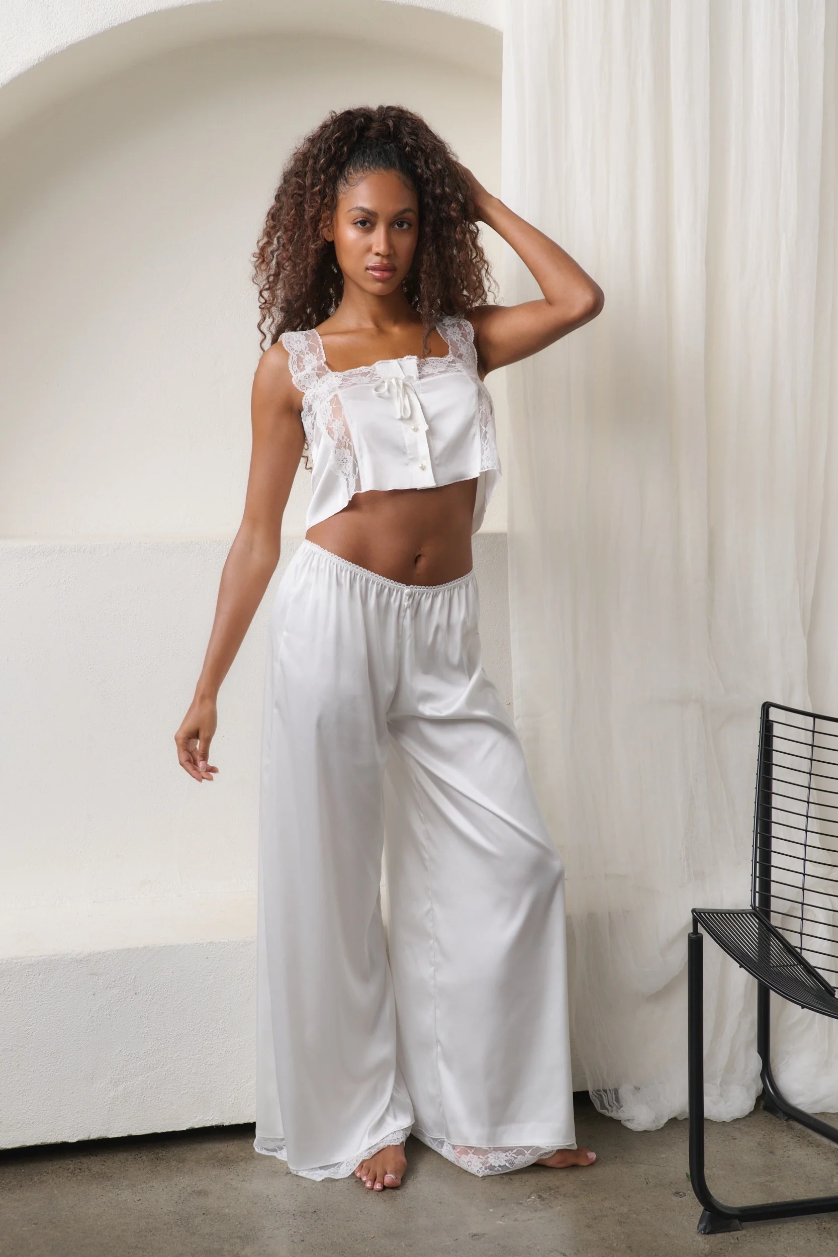 Cindy Pant Set Ivory - Image 15