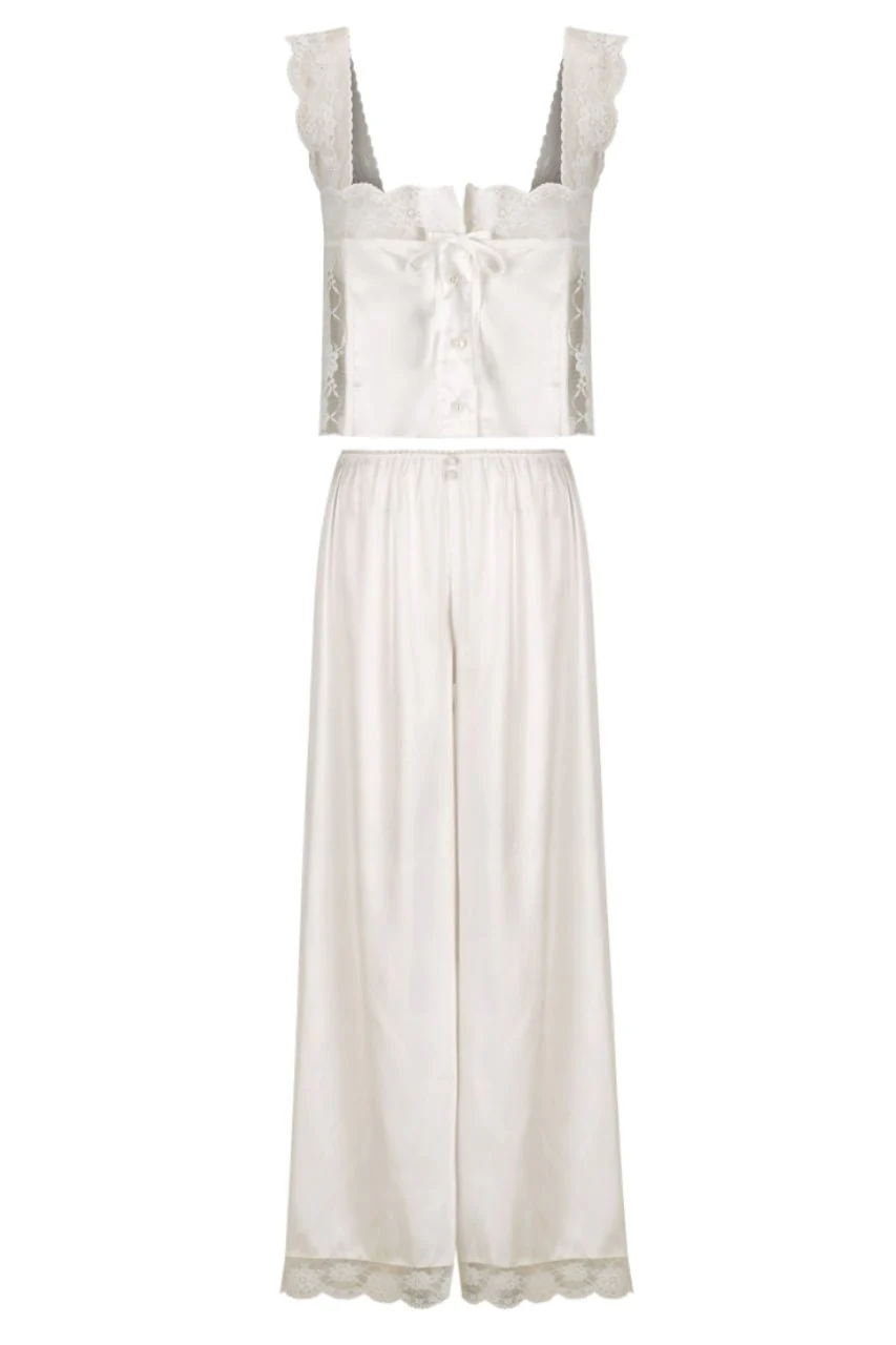 Cindy Pant Set Ivory - Image 13